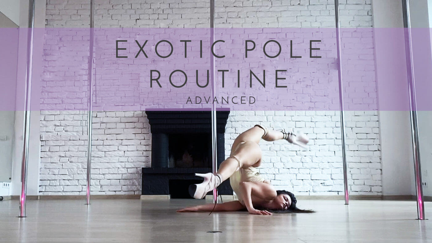 Spicy exotic routine with splits
