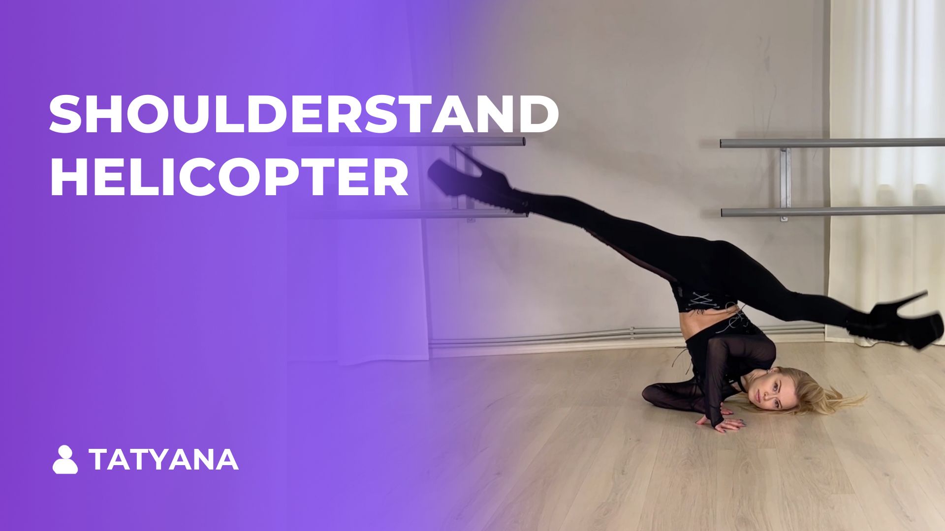 Shoulder-stand helicopter